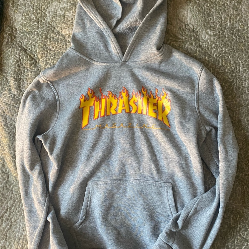 Thrasher Gray Hoodie